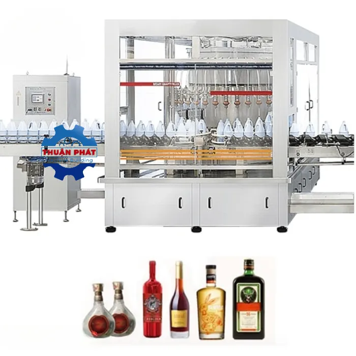 Dây chuyền chiết rót rượu