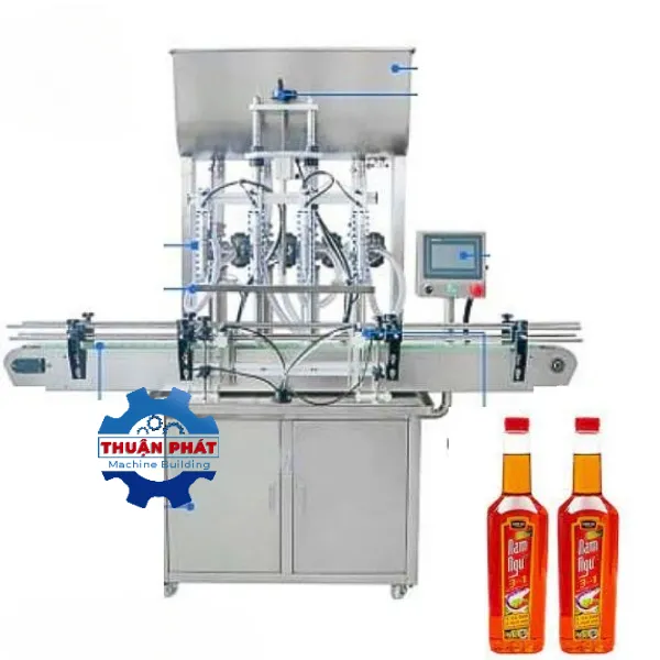 Máy chiết rót chai nước mắm